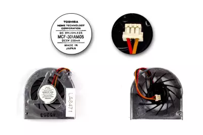 Fujitsu-Siemens LifeBook P7010, S6010, S6310 gyári új hűtő ventilátor (MCF-301AM05)