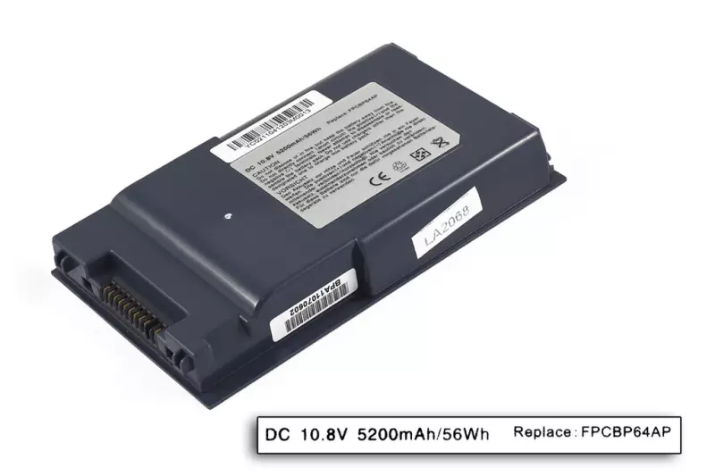 Fujitsu-Siemens LifeBook S2000, S6000, S6230 helyettesítő új 6 cellás akkumulátor (FPCBP64AP)