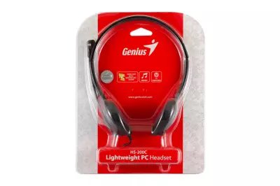 Genius HS-200C sztereó fejhallgató headset mikrofonnal (HS-200C)