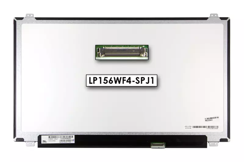 Gyári új fényes 15.6' Full HD (1920x1080) eDP IPS LED Slim kijelző (359,5mm széles) (csatlakozó: 30 pin - jobb)