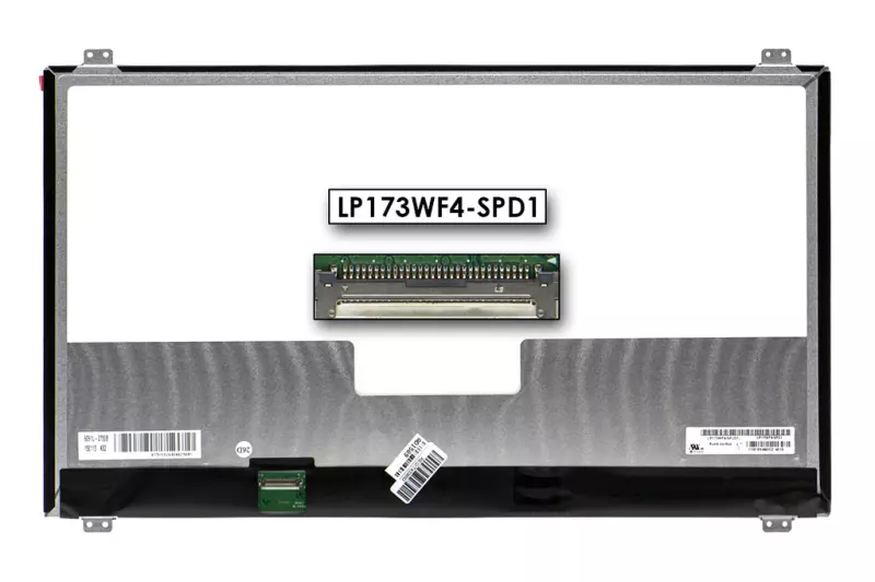 Gyári új matt 17.3' Full HD (1920x1080) eDP LED IPS Slim kijelző (csatlakozó: 30 pin - bal) (m: 250,5mm, sz: 399,5mm)