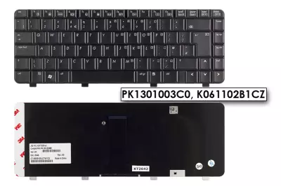 HP 510, 530 gyári új UK angol billentyűzet (PK1301003C0)
