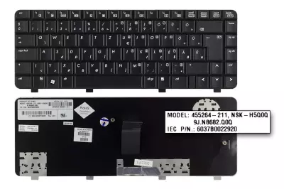 HP Compaq 6520S fekete magyar laptop billentyűzet