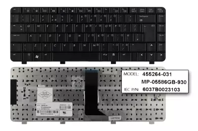 HP Compaq 6520 fekete UK angol laptop billentyűzet