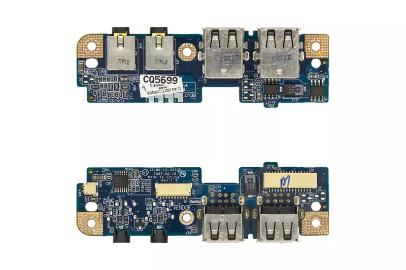 HP Compaq 8710p, 8710w használt USB és audio panel (450483-001, LS-3333P)