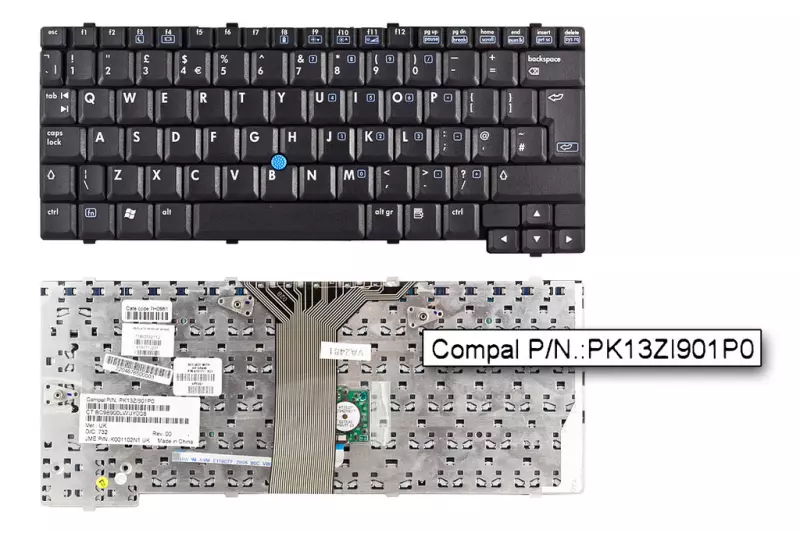 HP Compaq nc4400, tc4400 gyári új UK angol billentyűzet (SPS 419171-031)
