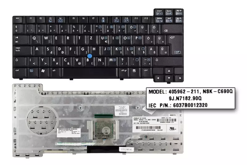 HP Compaq nc6110, nc6320, nx6110, nx6310 Gyári Új magyar billentyűzet SPS 416038-211