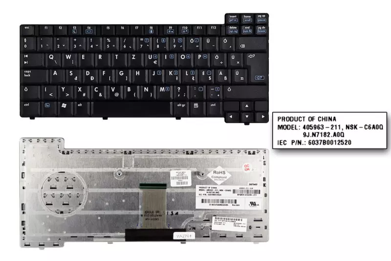 HP Compaq nc6110, nc6320, nx6110, nx6310 gyári új magyar billentyűzet (SPS 416039-211)