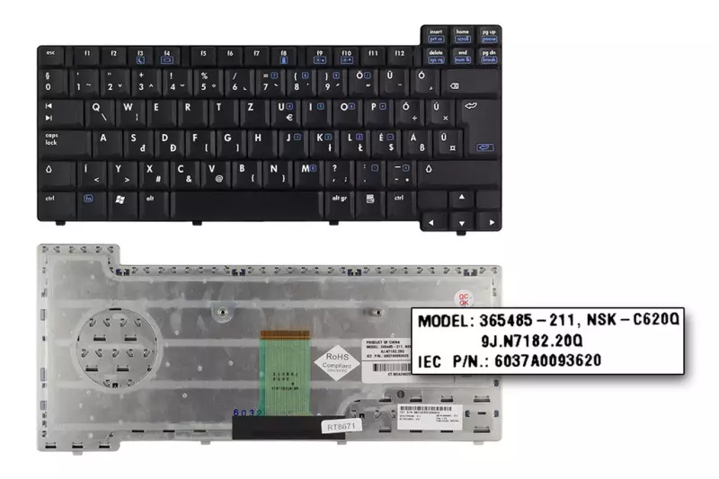 HP Compaq nc6110, nc6320, nx6110, nx6325 gyári új magyar billentyűzet (378248-211)