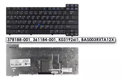HP Compaq nx sorozat nx6140 fekete US angol laptop billentyűzet