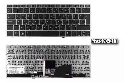 HP EliteBook 2170P gyári új, szürke, magyar billentyűzet (677598-211)