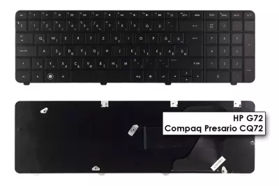 Compaq Presario CQ72 fekete magyar laptop billentyűzet