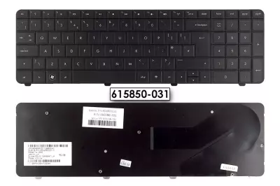 Compaq Presario CQ72 fekete UK angol laptop billentyűzet