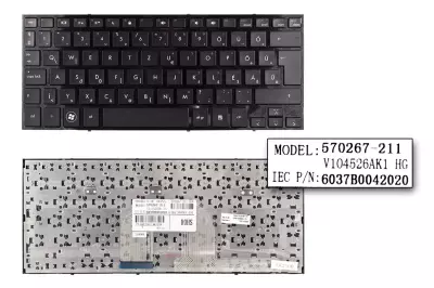 HP Mini 5102 fekete magyar laptop billentyűzet