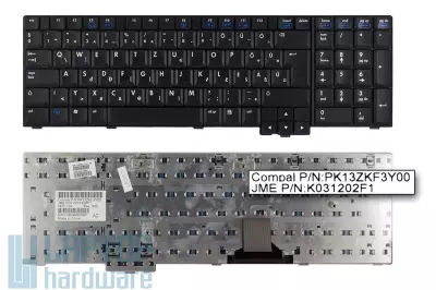 HP Compaq nx9420, nw9440 gyári új magyar billentyűzet (409911-211, PK13ZKF3Y00, K031202F1)