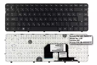 HP Pavilion DV6T-3100 fekete magyar laptop billentyűzet