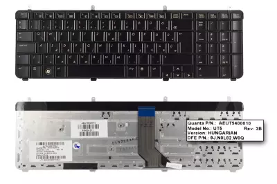 HP Pavilion dv7-3100 sorozat fekete magyar laptop billentyűzet