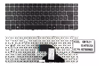 HP ProBook 4331s fekete magyar laptop billentyűzet