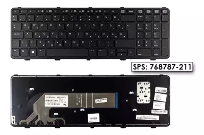 HP ProBook 450 G2, 455 G2, 470 G2 gyári új magyar billentyűzet (768787-211)