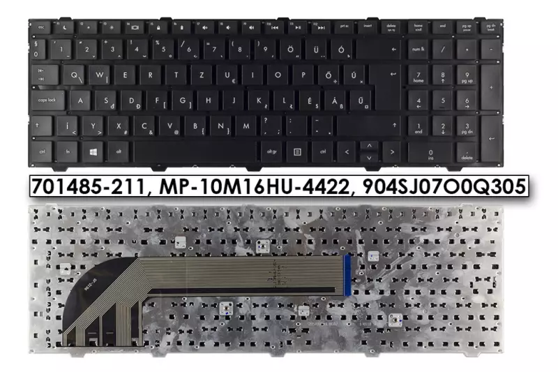 HP ProBook 4740s fekete magyar laptop billentyűzet