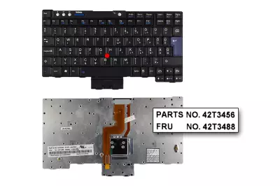 IBM Lenovo ThinkPad X60, X60s, X60t, X61, X61s, X61t gyári új magyar billentyűzet (42T3488)