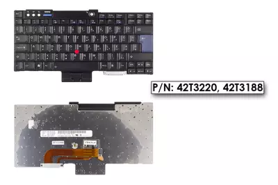 IBM ThinkPad R60, T60, Z60 gyári új magyar billentyűzet (FRU 42T3220)
