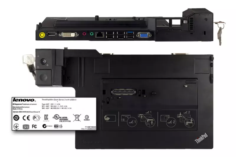 IBM ThinkPad T410, T510, X220, X230  gyári új Mini Dock Series 3, 04W3940