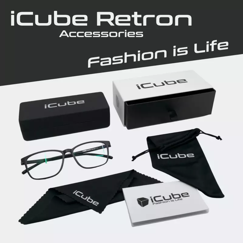 iCube Retron - Black - Kékfény szűrő Monitor szemüveg - Gamer szemüveg