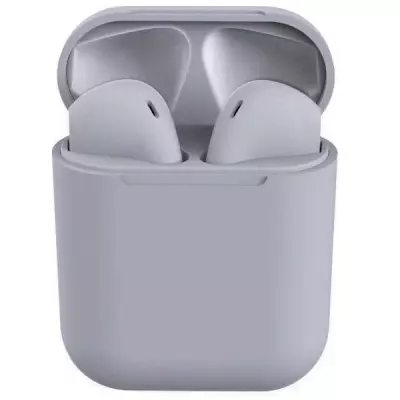 inPods 12 Bluetooth sztereó fülhallgató | V 5.0, TWS | Töltőtokkal | Szürke (Ezüst)