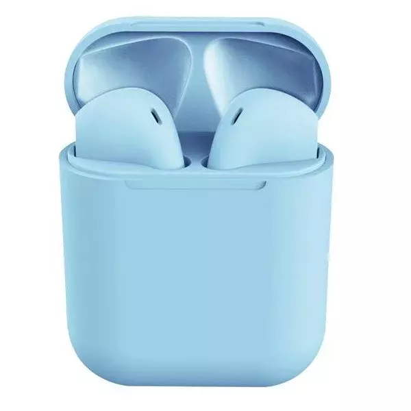 inPods 12 Bluetooth sztereó fülhallgató | V 5.0, TWS | Töltőtokkal | VilágosKék