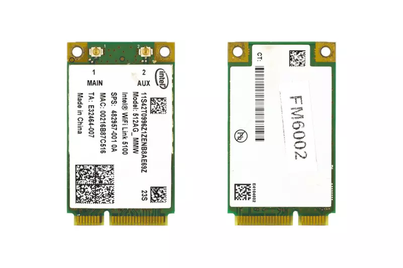Intel 512AG_MMW használt Mini PCI-e WiFi kártya (482957-001)