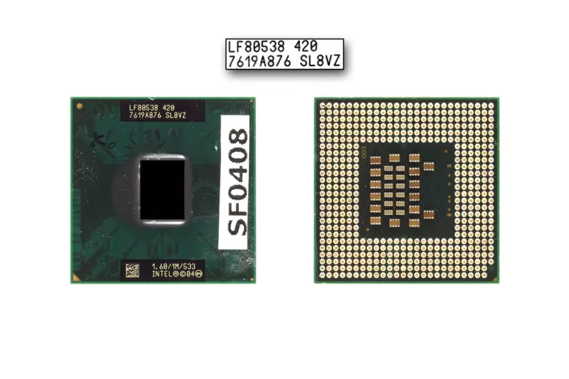Intel Celeron M 420 1,6MHz használt CPU (SL8VZ)