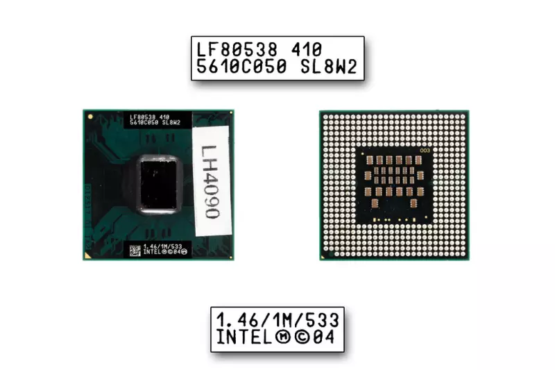 Intel Celeron M410 1460MHz használt CPU (SL8W2)