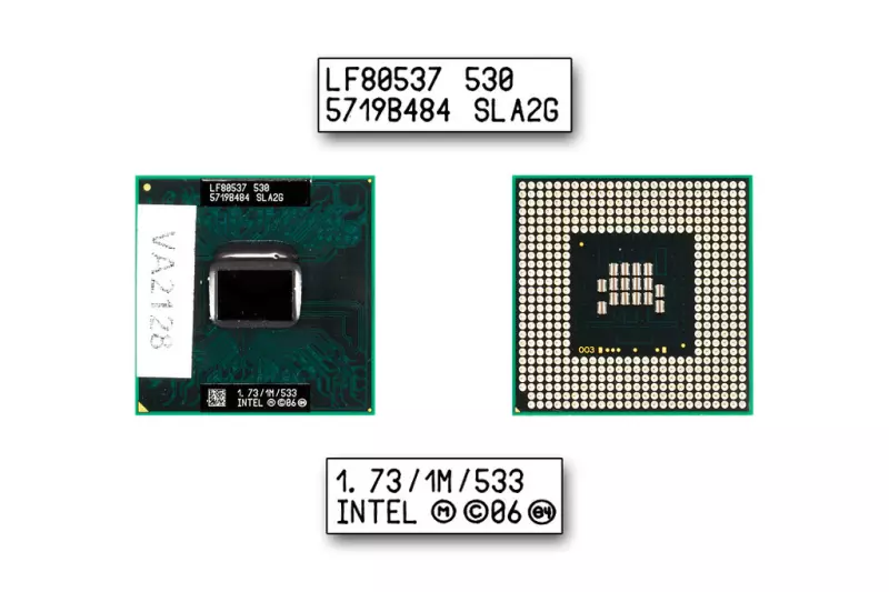 Intel Celeron M530 1730MHz (Socket P) használt CPU (SLA2G)
