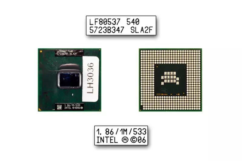 Intel Celeron M540 1860MHz használt CPU (SLA2F)