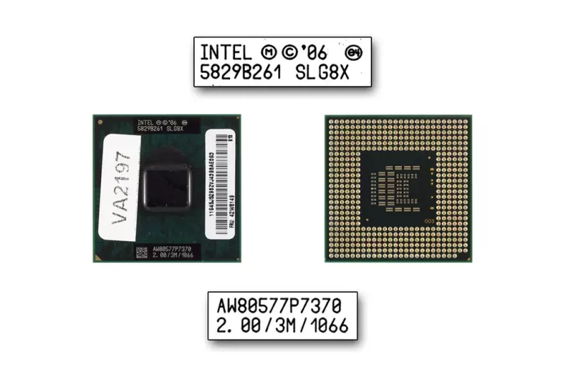 Intel Core 2 Duo P7370 2000MHz használt CPU (SLG8X)