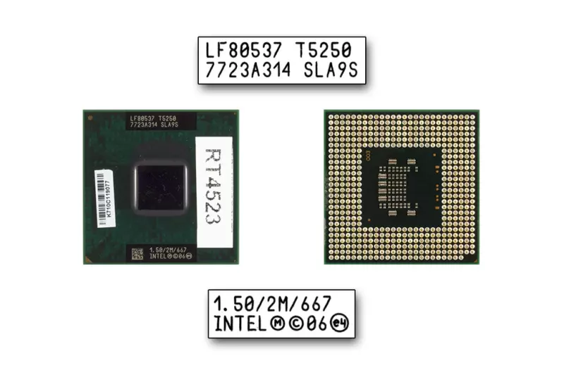 Intel Core 2 Duo T5250 1500MHz használt CPU (SLA9S)