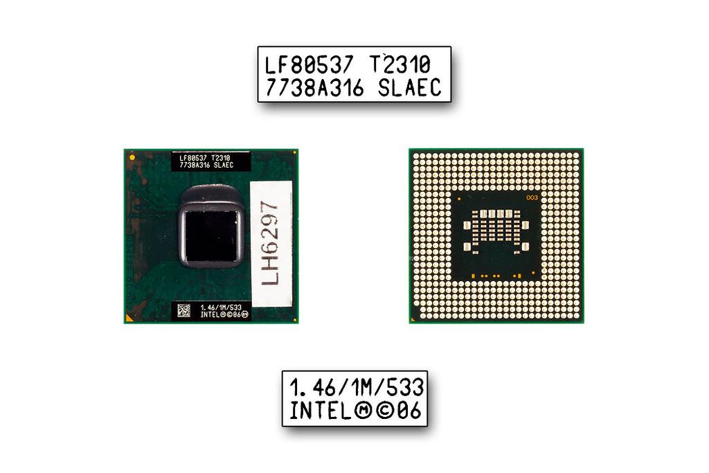 Intel Dual Core T2310 1460MHz használt CPU (SLAEC)