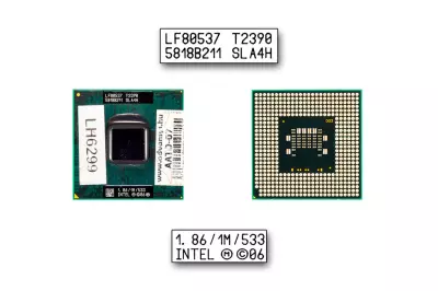 Intel Dual Core T2390 1860MHz használt CPU (SLA4H)