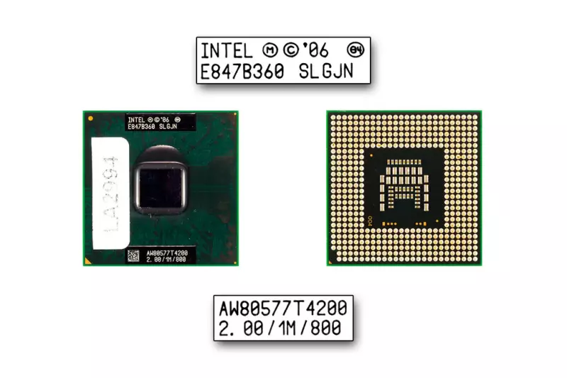 Intel Dual Core T4200 2000MHz használt CPU (SLGJN)