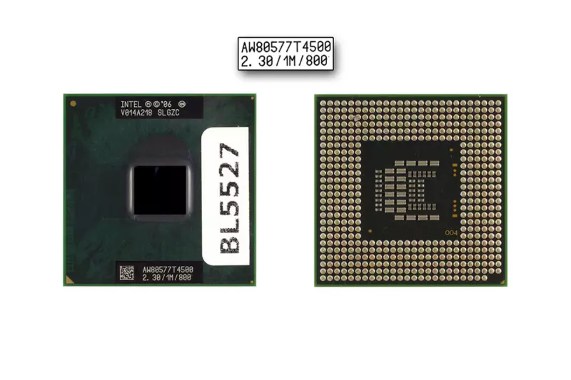 Intel Dual Core T4500 2300MHz használt CPU (SLGZC)