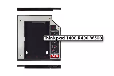 Lenovo Thinkpad T400, R400, W500 Winchester beépítő keret 9.5mm-es DVD meghajtó helyére
