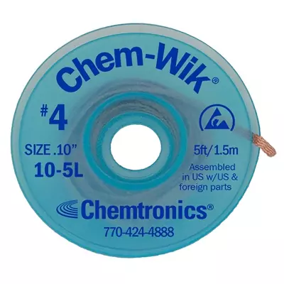 Chemtronics Chem-Wik Kiforrasztó Szalag, Ónharisnya 2.54mm x 1.5m (770-424-4888)