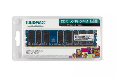 Kingmax gyári új 512MB DDR 400MHz Desktop RAM, MPXC22F-D8WT4B