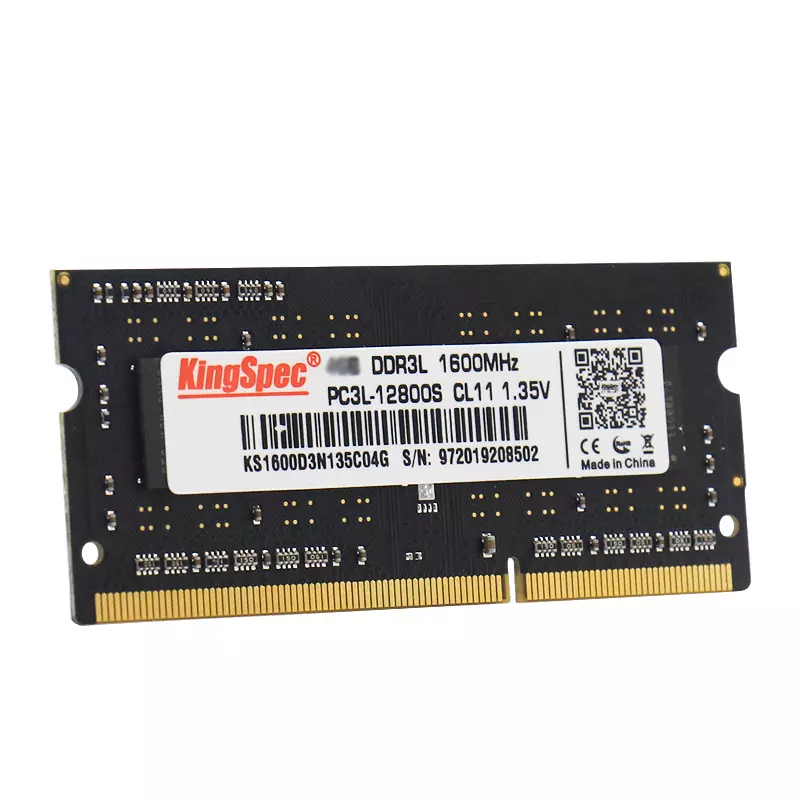 KingSpec 8GB DDR3L 1600MHz low voltage (1,35V) laptop memória