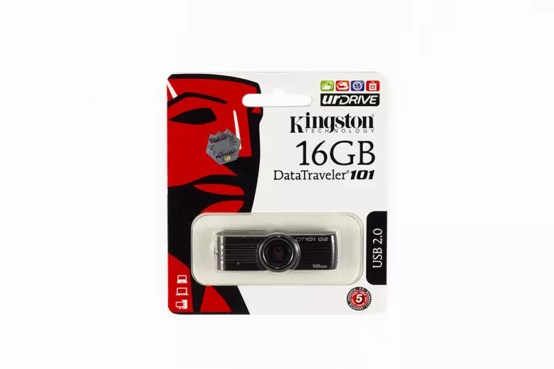 Kingston DataTraveler DT101 16GB fekete pendrive, DT101G2/16GB