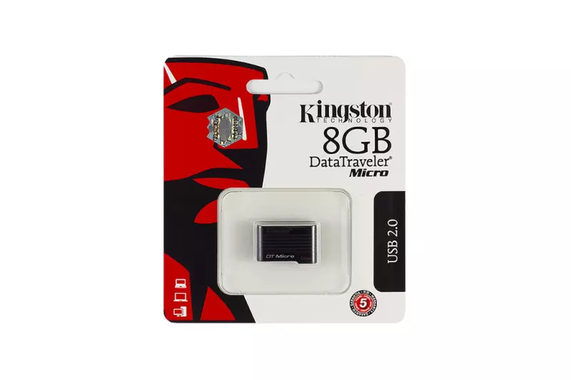 Kingston DataTraveler DTMCK 8GB fekete mikro pendrive (DTMCK/8GB)