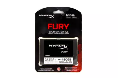 Kingston HyperX Fury 480GB SSD meghajtó (SHFS37A/480G) | 3 év garancia! | Ingyenes beszereléssel!