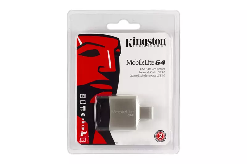 Kingston MobileLite G4 SD/MicroSD kártyaolvasó, USB3.0, FCR-MLG4 