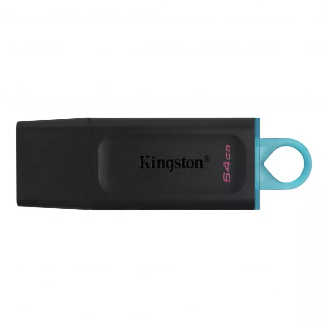 Kingston Technology DataTraveler Exodia USB pendrive 64GB 3.2 Gen 1 fekete-kékeszöld